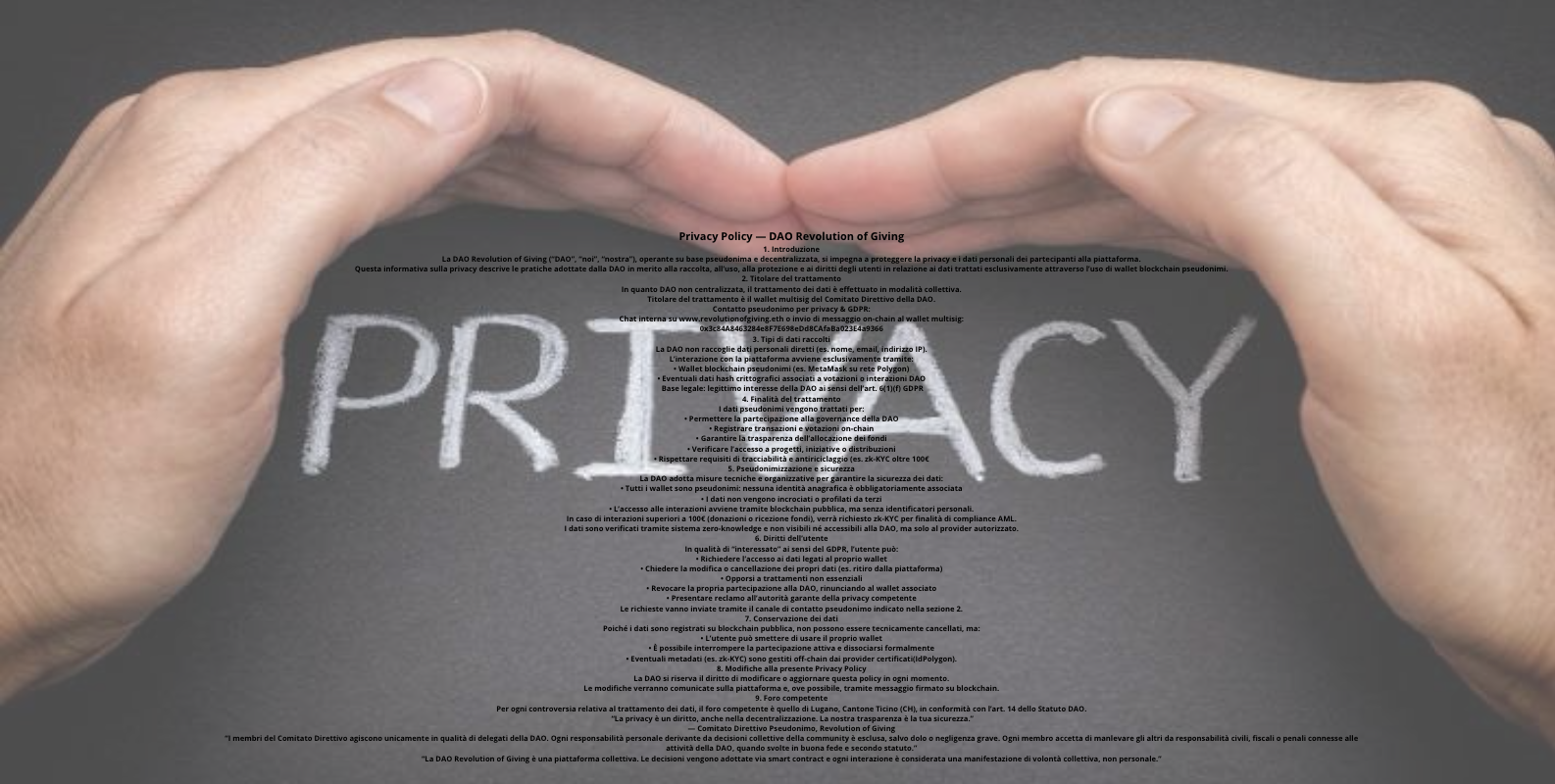 Privacy - Chi Siamo 2